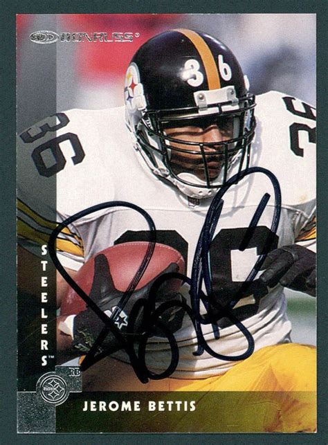 jerome bettis football card|jerome bettis football card value.